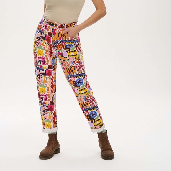 Rare Lucy & Yak x Melissa Foster Limited Edition Collab Dana Jeans - Picture 13 of 15